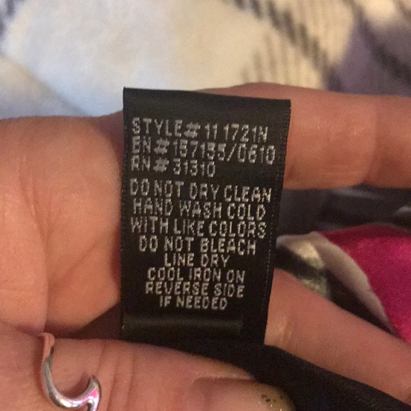 DONATED— Beautiful silky dress - Picture 7 of 7